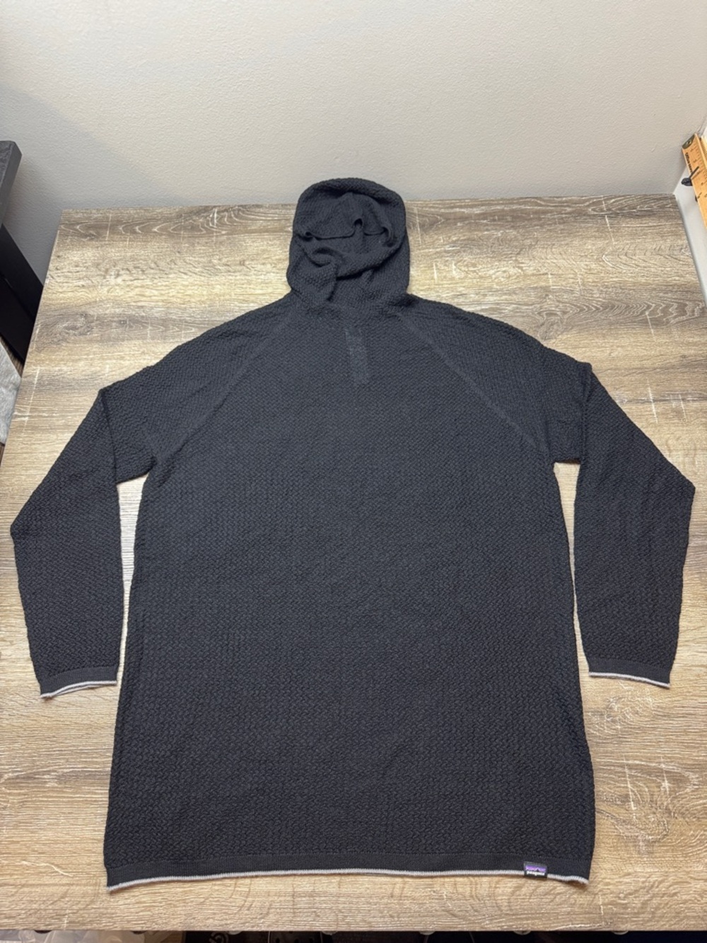 Patagonia Capilene Air Hoody Hoodie Base Layer Merino Wool Men’s Size 2XL Black